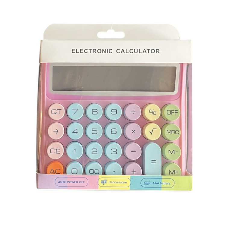 ماشین حساب مدل رنگی طرح فانتزی