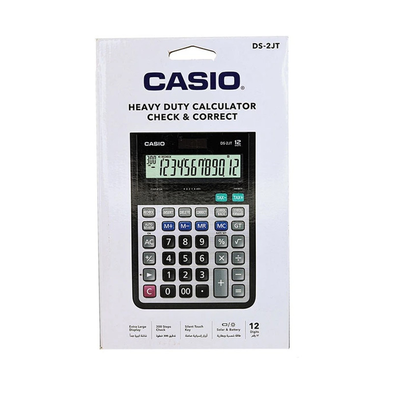 ماشین حساب کاسیو مدل DS-2JT