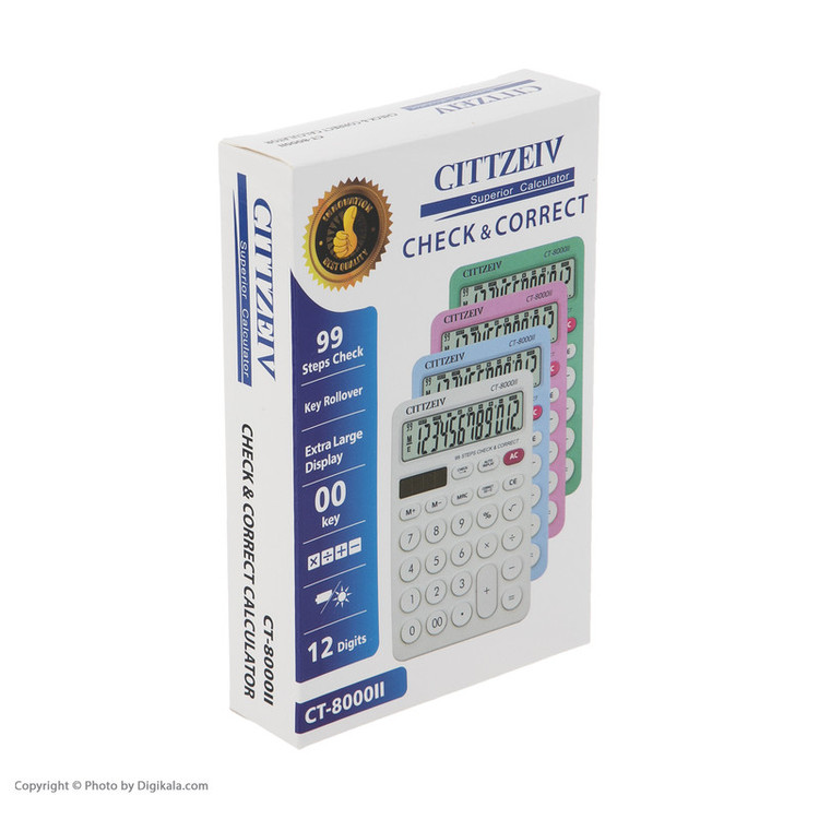 ماشین حساب سیتزیو مدل CT-8000II
