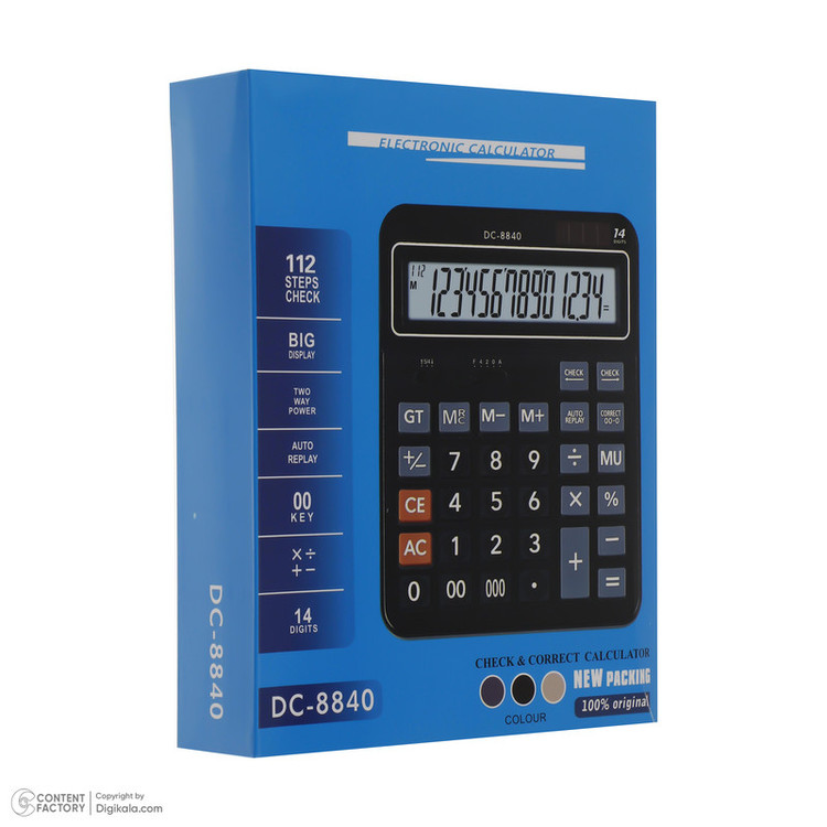 ماشین حساب کاسیو مدل DC-8840