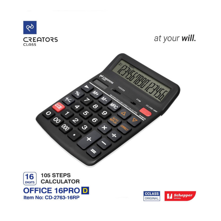 ماشین حساب سی کلاس کریتورز مدل DC-2763-16RP کد 16