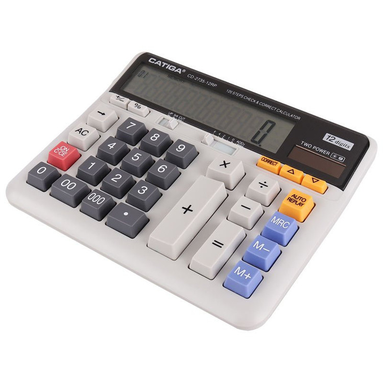 ماشین حساب کاتیگا مدل CD-2735-12RP