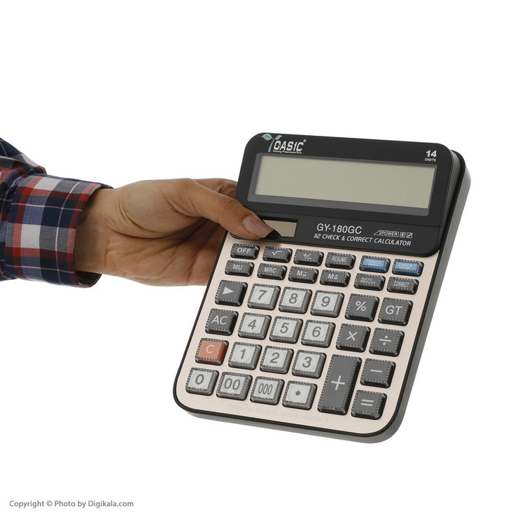 ماشین حساب گاسیک مدل GY-180GC