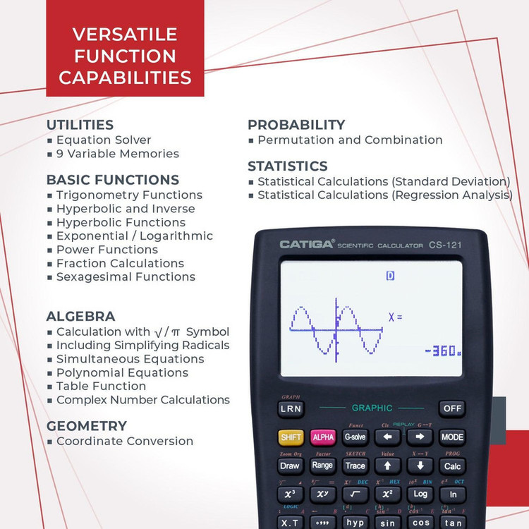 ماشین حساب کاتیگا مدل CS-121