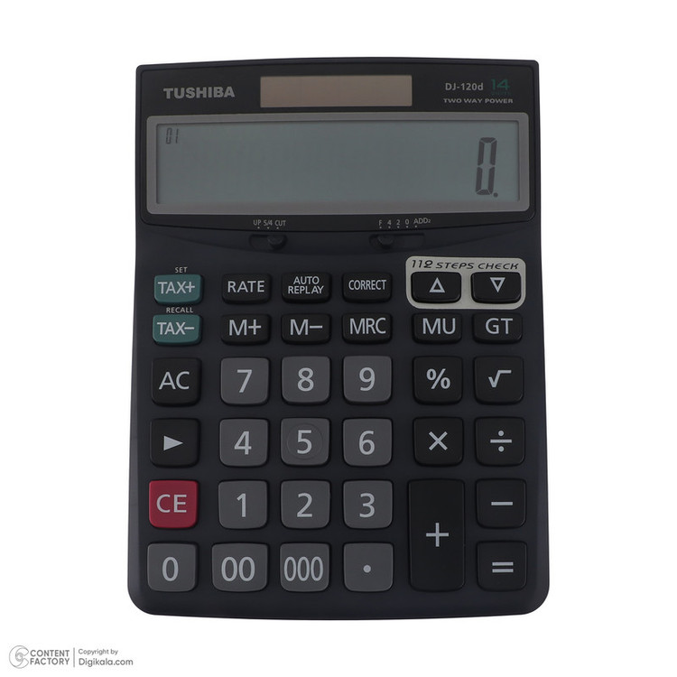 ماشین حساب توشیبا مدل DJ-120d