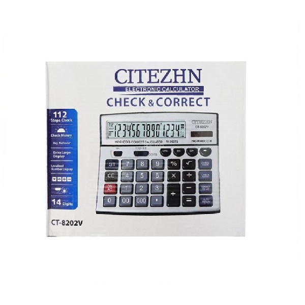 ماشین حساب سیتیزهن مدل CT-8202V