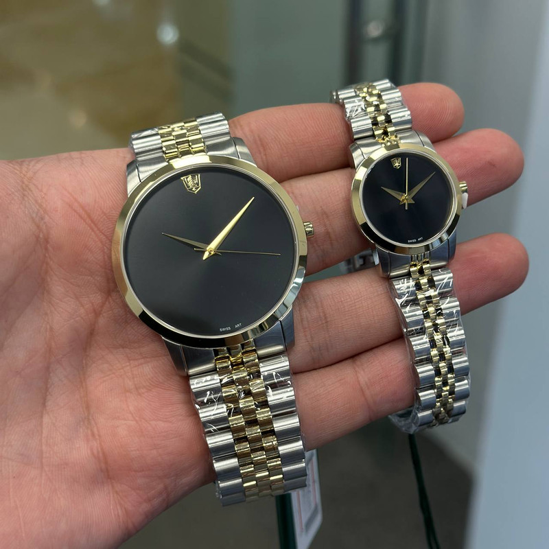 ست ساعت مچی عقربهای زنانه و مردانه سوئیس آرت مدل sw800213
