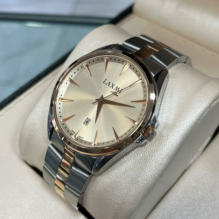 ست ساعت مچی عقربه ای زنانه و مردانه لاکسمی مدل 8551G و 8551L