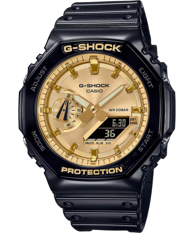 ساعت مچی عقربهای کوارتز مردانه کاسیو مدل GA-2100GB-1A