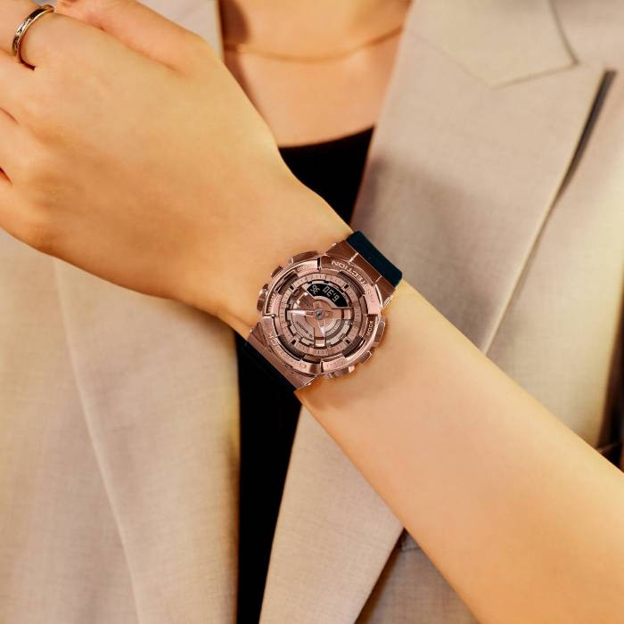 ساعت مچی زنانه جی شاک کاسیو مدل G-SHOCK GM-S110PG-1ADR