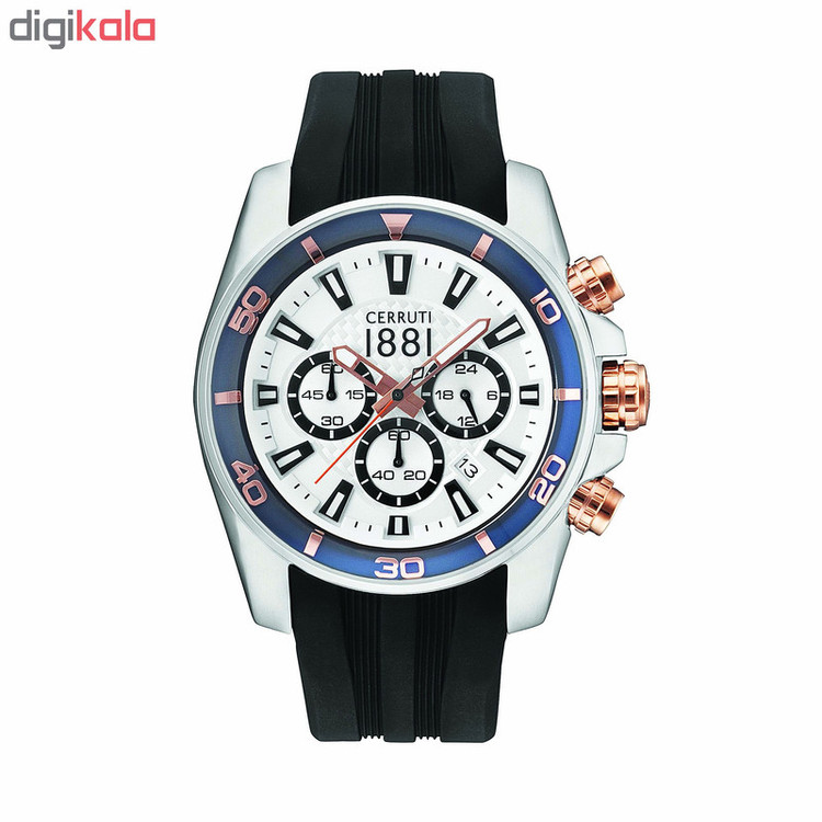 ساعت مچی عقربه ای مردانه چروتی کد CRA129SN04BK