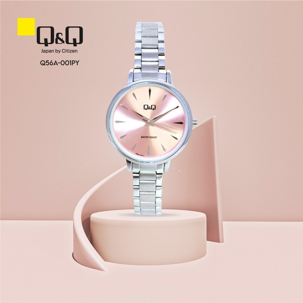 ساعت مچی عقربه ای زنانه کیو اند کیو مدل Q56A-001PY
