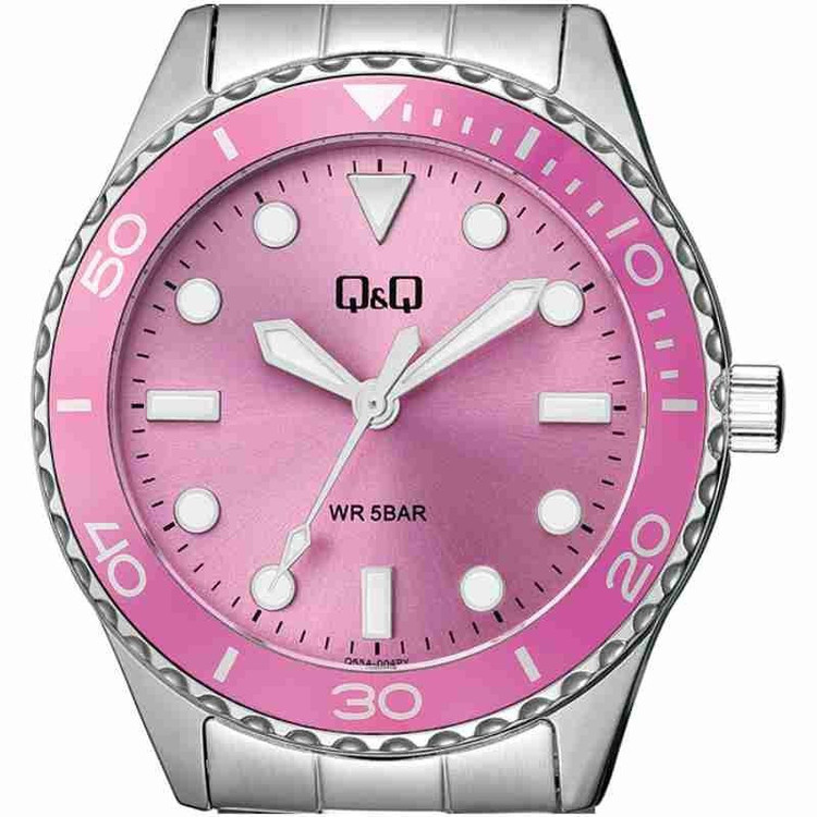 ساعت مچی عقربه ای زنانه کیو اند کیو مدل Q55A-004PY