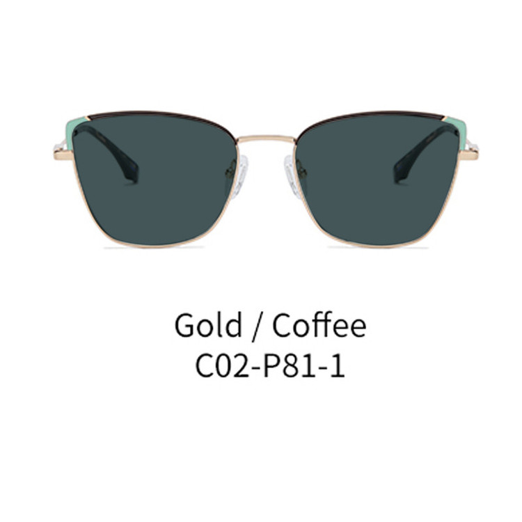عینک آفتابی زنانه مدل پروانه ایUV400 کد JS8618CS