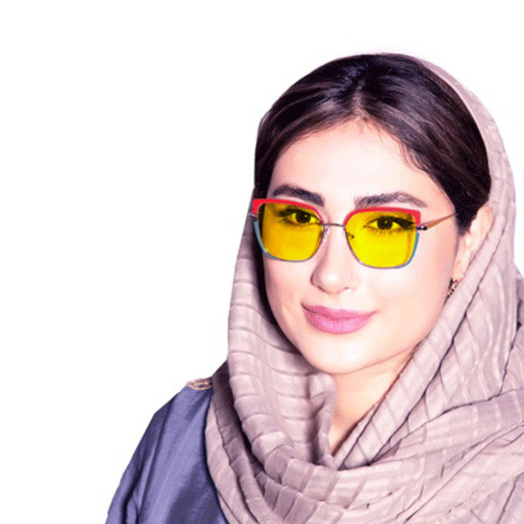 عینک شب زنانه مدل گربه ای UV400 کد JS8625SN