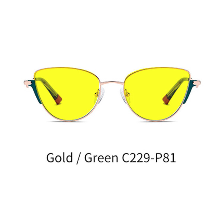 عینک شب زنانه مدل گربه ای UV400 کد JS8628SN