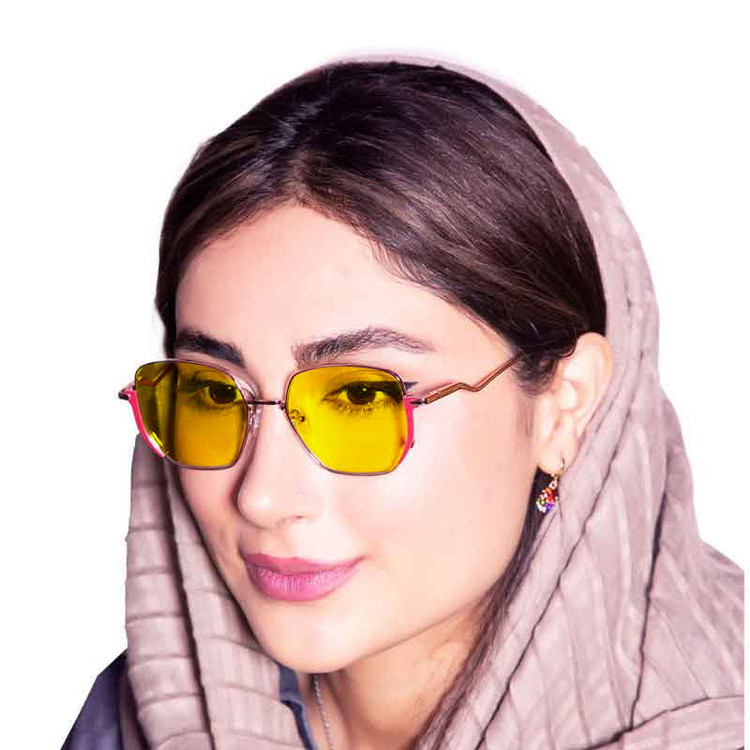 عینک شب زنانه مدل پروانه ای UV400 کد JS8631RN