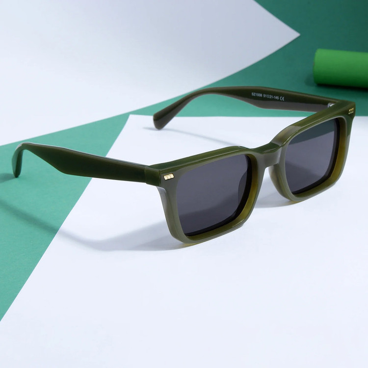 عینک آفتابی مستطیلی مدل SZ 1008 Olive Pearl River