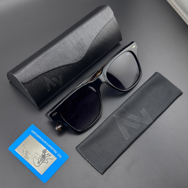عینک آفتابی مستطیلی آلبرت وگ مدل S31109C2 Acetate Avantgarde Visionary