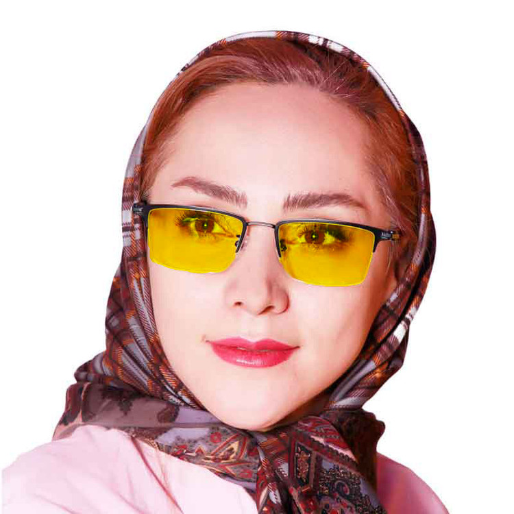 عینک شب مدل مستطیلی UV400 کد ST6213GN