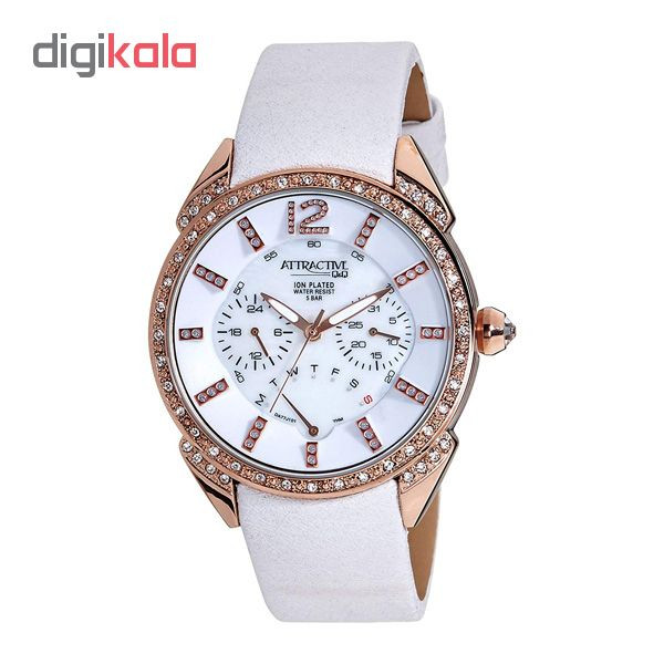 ساعت مچی عقربه ای زنانه کیو اند کیو مدل DA77J101Y