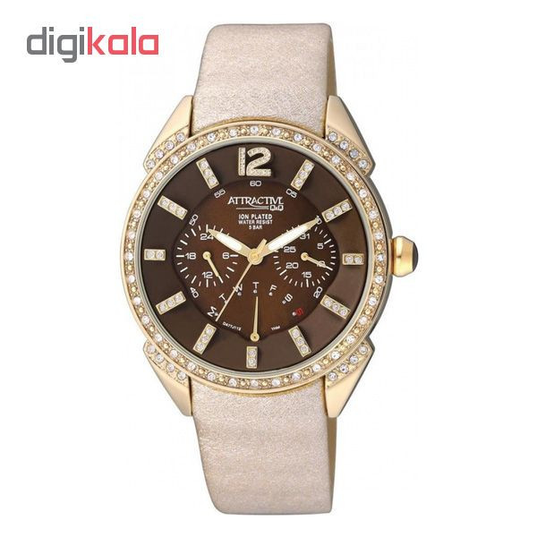 ساعت مچی عقربه ای زنانه کیو اند کیو مدل DA77J112Y