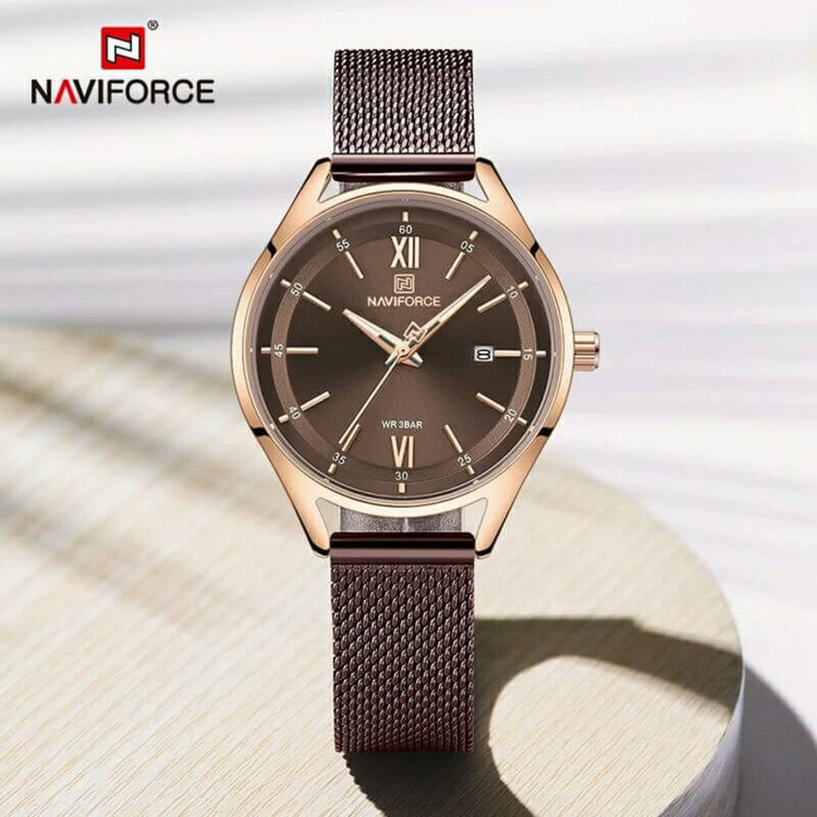 ساعت مچی عقربه ای زنانه نیوی فورس مدل NF3013