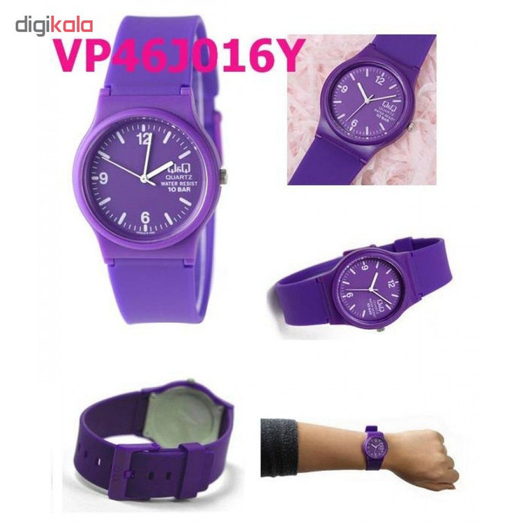 ساعت مچی عقربه ای زنانه کیو اند کیو مدل VP46J016Y