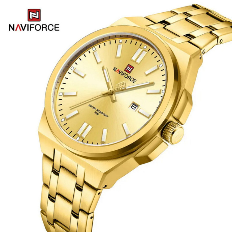 ساعت مچی عقربهای مردانه کوارتز نیوی فورس مدل تقویمدار NF9226