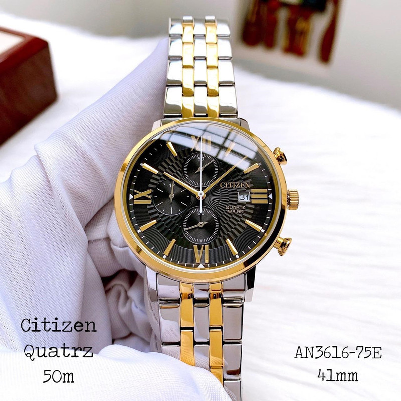 ساعت مچی عقربهای مردانه کوارتز کرنوگراف سیتی زن مدل AN3616-75E