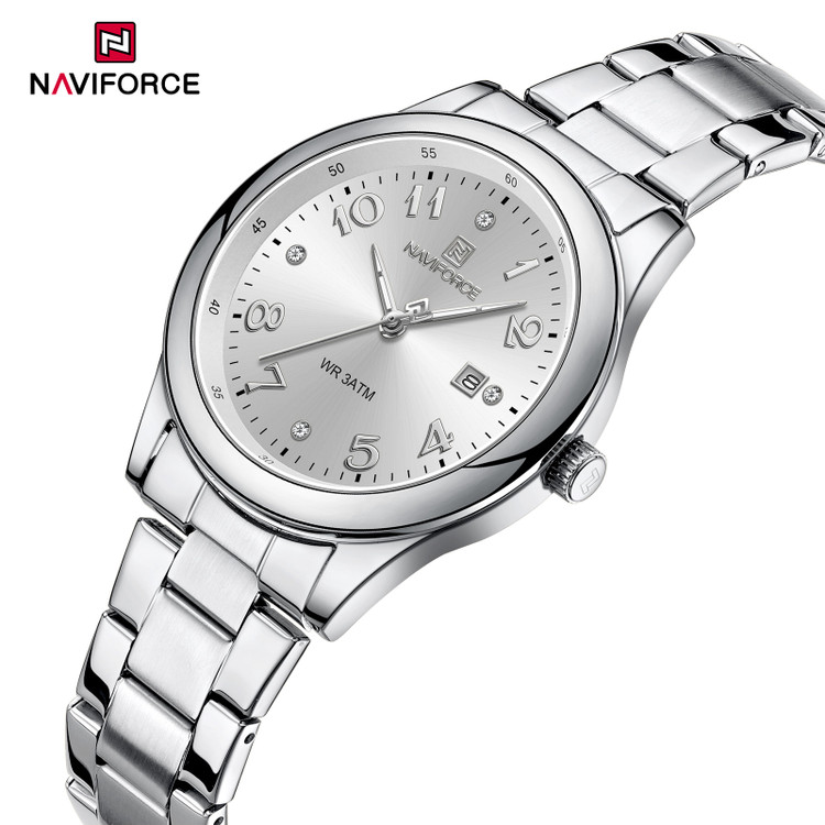 ساعت مچی عقربهای زنانه نیوی فورس مدل NF5059 SW