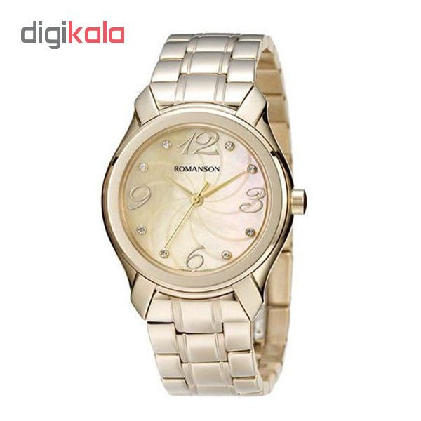 ساعت مچی عقربه ای زنانه رومانسون مدل RM3214LL1GM81G