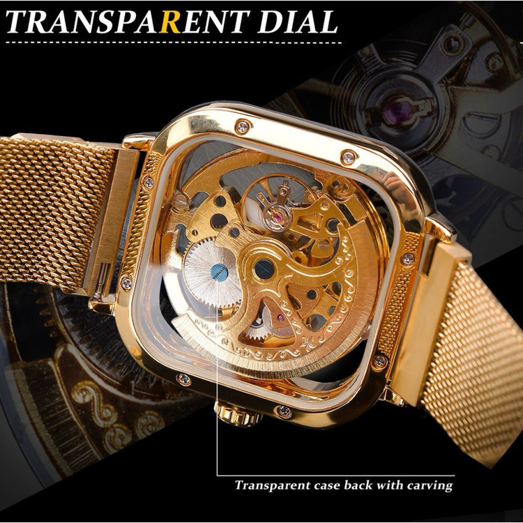 ساعت مچی عقربهای مردانه اتوماتیک فورسنینگ مدل Skeleton0024AT