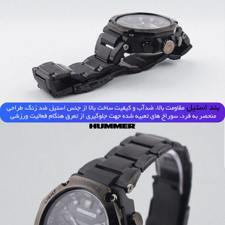 ساعت مچی عقربهای کوارتز مردانه هامر مدل HM1444-C2