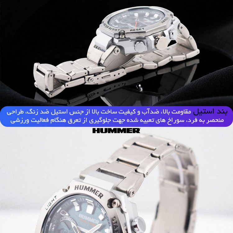 ساعت مچی عقربهای کوارتز مردانه هامر مدل HM1444-C1