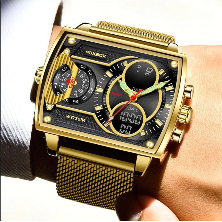 ساعت مچی عقربه ای مدل Multi time Luxury