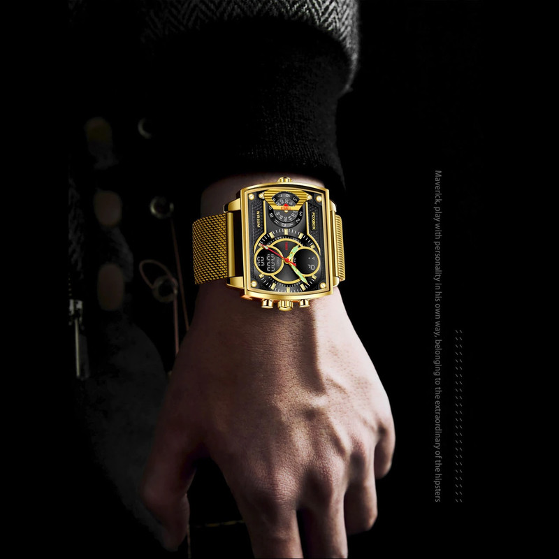 ساعت مچی عقربه ای مدل Multi time Luxury
