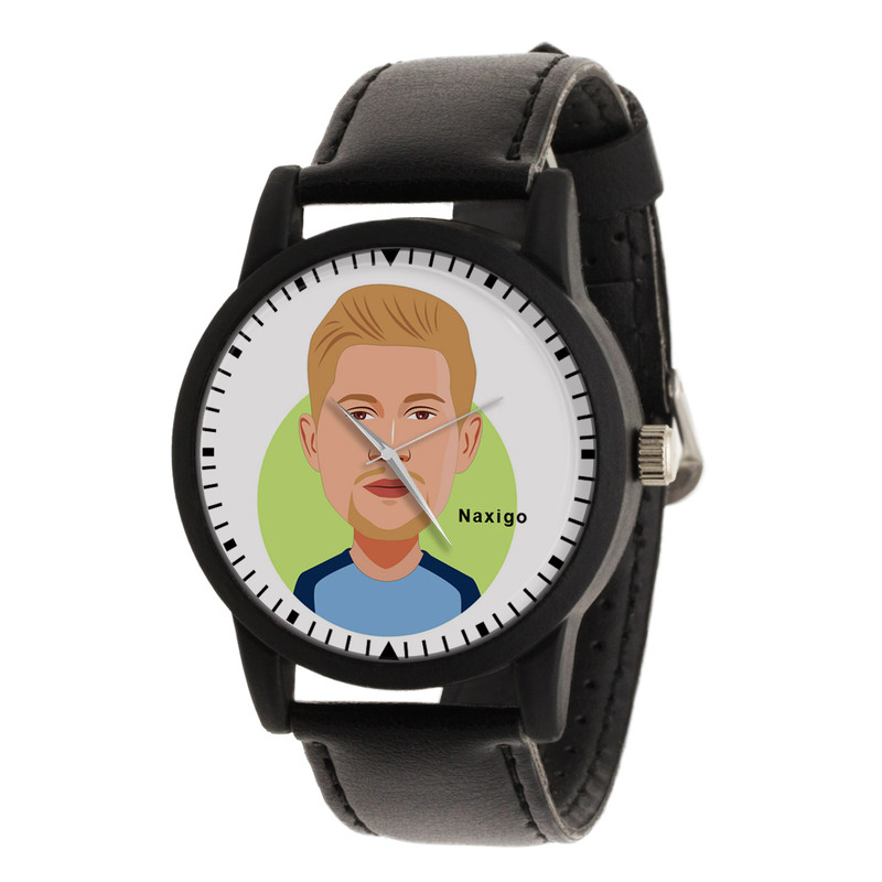 ساعت مچی عقربه ای ناکسیگو مدل Kevin De Bruyne کد LF14360