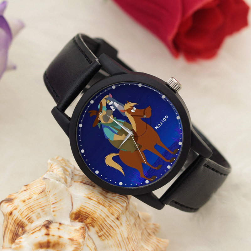 ساعت مچی عقربه ای ناکسیگو مدل Tom and Jerry COWBOY UP کد LF14051