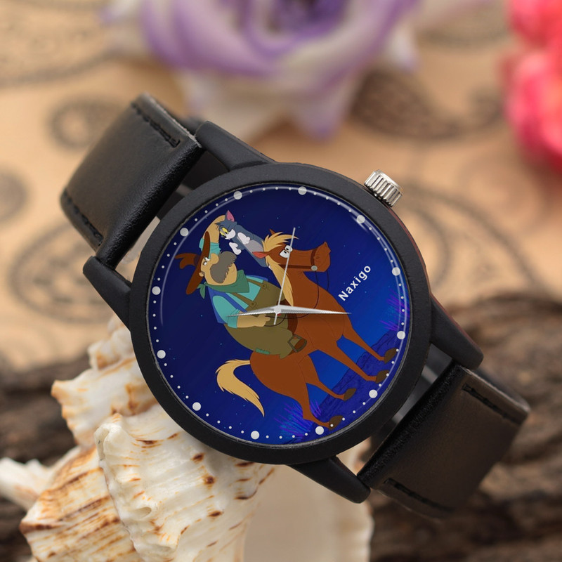 ساعت مچی عقربه ای ناکسیگو مدل Tom and Jerry COWBOY UP کد LF14051