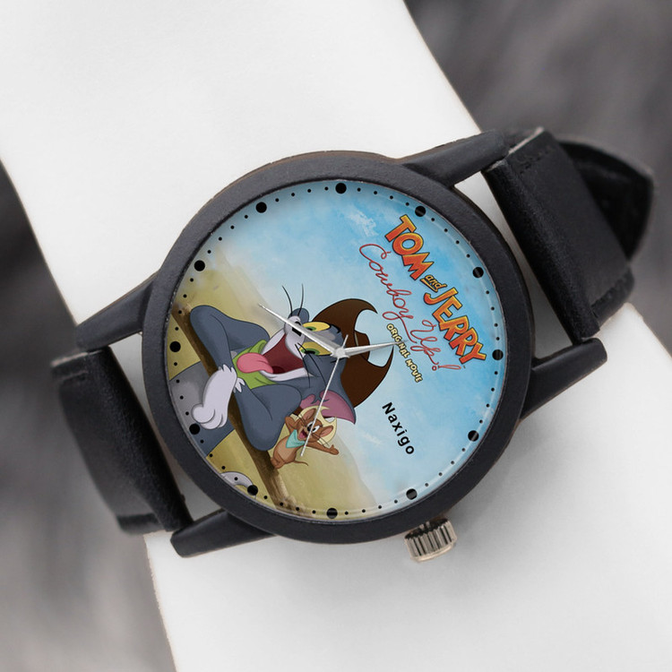 ساعت مچی عقربه ای ناکسیگو مدل Tom and Jerry COWBOY UP کد LF14047
