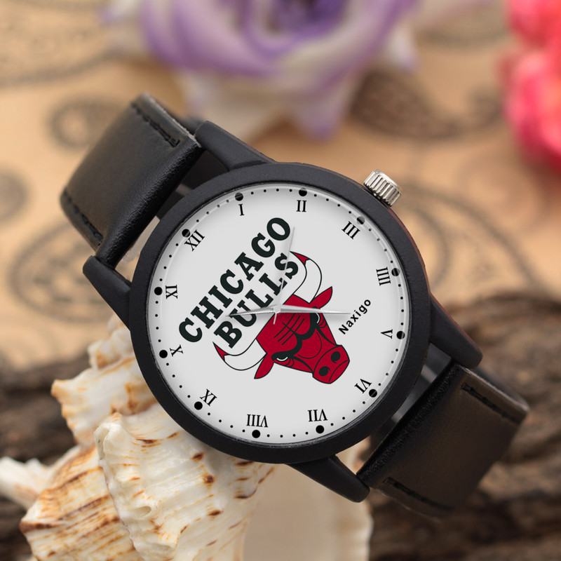ساعت مچی عقربه ای ناکسیگو مدل Chicago bulls کد LF14270