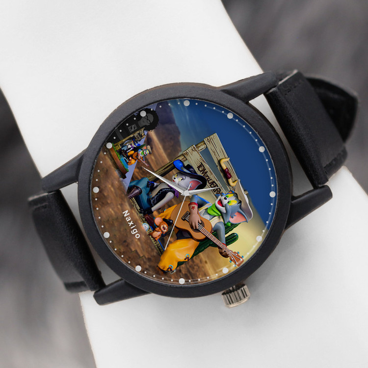 ساعت مچی عقربه ای ناکسیگو مدل Tom and Jerry COWBOY UP کد LF14050