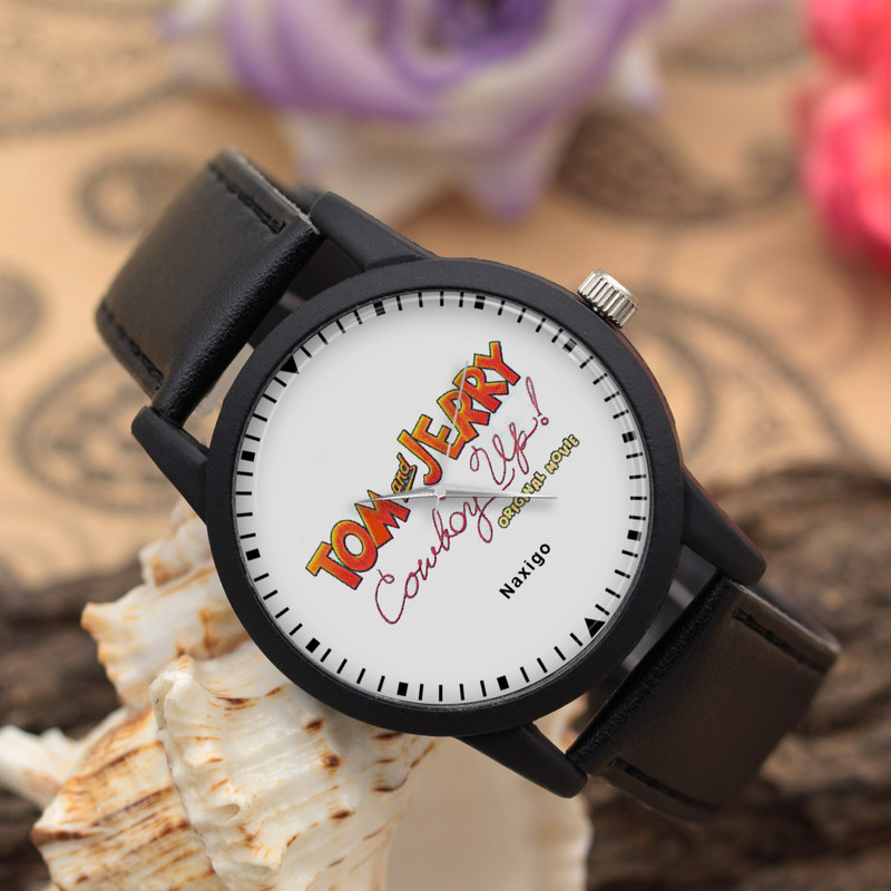 ساعت مچی عقربه ای ناکسیگو مدل Tom and Jerry COWBOY UP کد LF14048