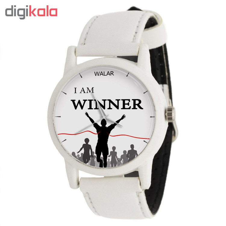 ساعت مچی عقربه ای والار طرح I Am Winner کد LF1591