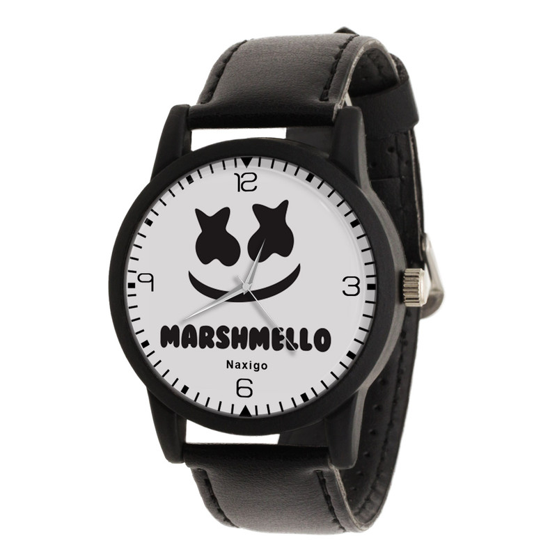 ساعت مچی عقربه ای ناکسیگو طرح Marshmello کد LF4184
