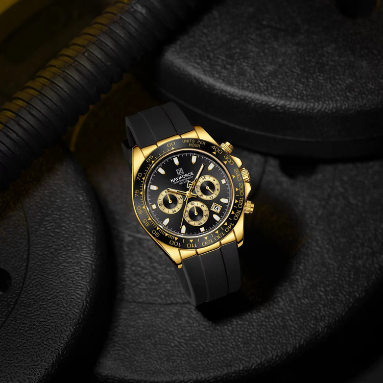 ساعت مچی عقربهای مردانه نیوی فورس مدل NF8054GBB