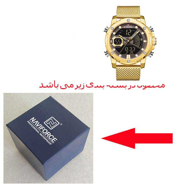 ساعت مچی عقربهای مردانه نیوی فورس مدل NF 9172 BG