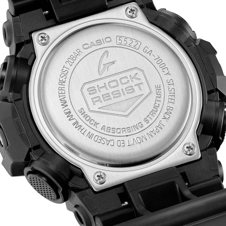 ساعت مچی عقربهای مردانه کاسیو مدل GA-700CY-1ADR