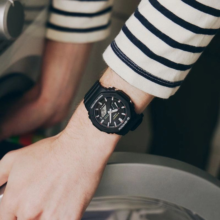 ساعت مچی عقربهای کوارتز مردانه کاسیو مدل G-SHOCK GA-2100RL-1ADR